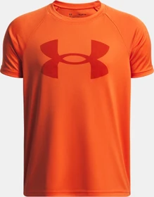 Under Armour Tech Big Logo Funktionsshirt kurzarm orange base (Junior)