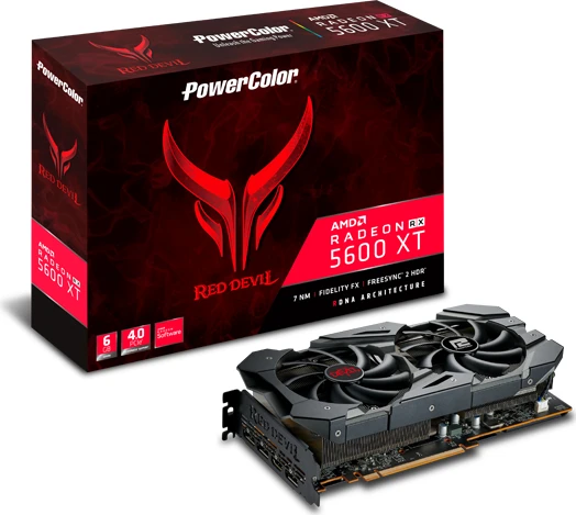 PowerColor Red Devil Radeon RX 5600 XT, 6GB GDDR6, HDMI, 3x DP