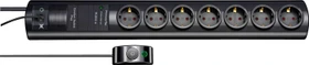 Brennenstuhl Primera-Tec 19500A, 7-fach, 2m, schwarz