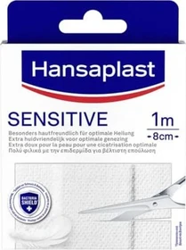 Hansaplast Sensitive, 8cm x 1m, 1 Stück