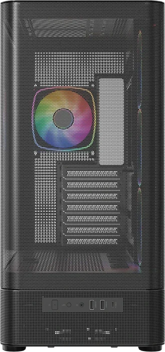 Modecom Volcano AQ400 ARGB Black, Glasfenster