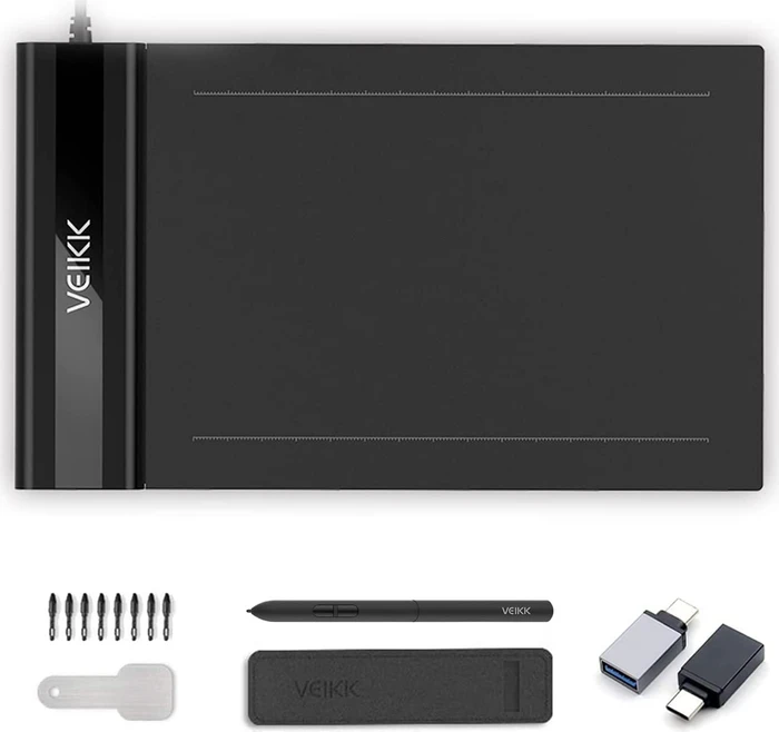 VEIKK S640 Pen Tablet, schwarz