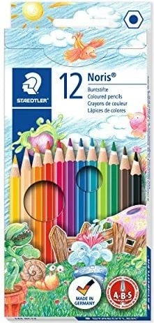 Staedtler Noris 144 Buntstift sortiert, Kartonetui, 12er-Set