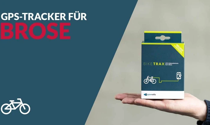 Powunity GPS Tracker BikeTrax für Brose Specialized E-Bike Diebstahlschutz