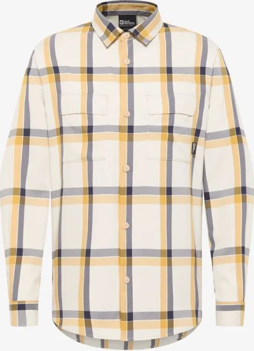 Jack Wolfskin Steinwand Hemd langarm panna cotta (Herren)