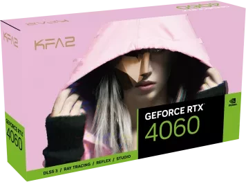 KFA2 GeForce RTX 4060 EX Pink (1-Click OC), 8GB GDDR6, HDMI, 3x DP