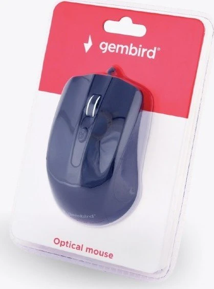 Gembird Optical Mouse 4B-01 schwarz, USB