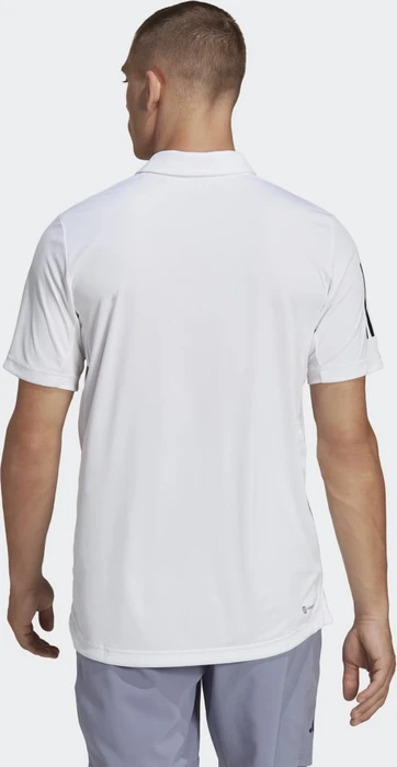 adidas Club 3-Streifen Tennis Poloshirt kurzarm weiß (Herren)