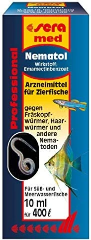 sera med Professional Nematol gegen Fräskopfwürmer, Haarwürmer und Nematoden, 10ml