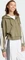 adidas Essentials 3-Streifen French Terry Quarter-Zip Hoodie olive strata/white (Damen) Vorschaubild