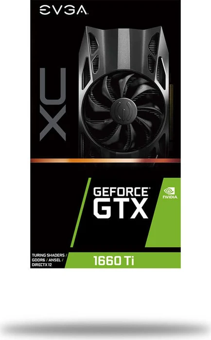 EVGA GeForce GTX 1660 Ti XC Black Gaming, 6GB GDDR6, DVI, HDMI, DP