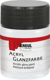 Kreul Acryl Glanzfarbe, hellgrau, 50ml