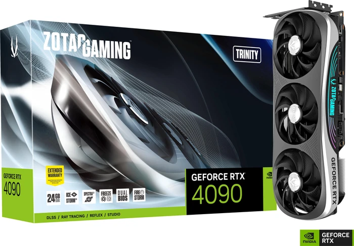 Zotac Gaming GeForce RTX 4090 Trinity, 24GB GDDR6X, HDMI, 3x DP