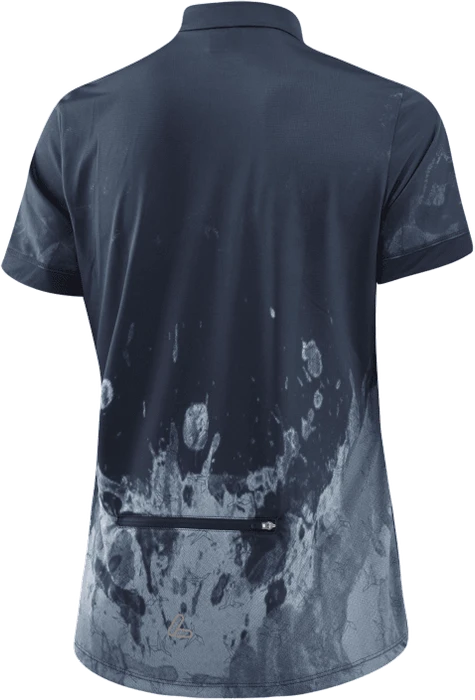 Löffler Birdy Half-Zip Trikot kurzarm dark blue (Damen)