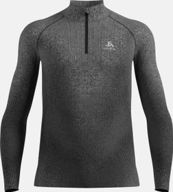 Odlo POW Blackcomb Baselayer Half Zip Funktionsshirt langarm schwarz (Herren)