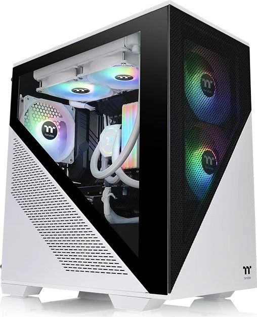 Thermaltake Divider 170 TG ARGB Snow Edition, weiß, Glasfenster