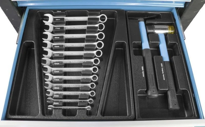 Güde Premium GWSP 07 Werkzeugwagen bestückt inkl. 250-tlg. Zubehör