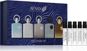 Afnan Supremacy Discovery EdP In Heaven + Silver + In Oud 2ml + Not Only Intense + Collector's Edition 2ml Duftset