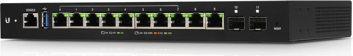 Ubiquiti EdgeRouter 12P Desktop Gigabit Router, 10x RJ-45, 2x SFP, passiv PoE