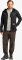Jack Wolfskin Peak District Hooded FZ Jacke schwarz (Herren) Vorschaubild