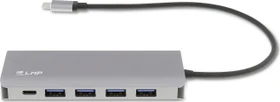 LMP USB-C Hub, 1x USB-C 3.0 [Stecker], Space Gray