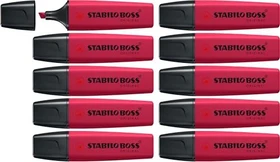 STABILO Boss Original NatureColors Wildflower Edition burgunderrot, 10er-Pack