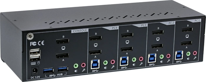 InLine 4-Port DisplayPort KVM-Switch