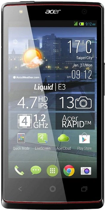 Acer Liquid E3 Plus titanium