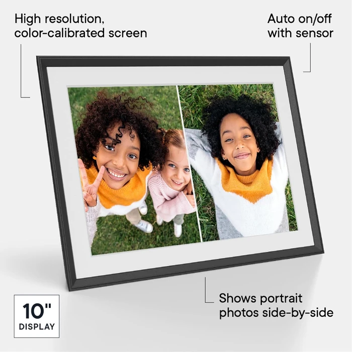 Aura Frames AF900 Carver Mat 10.1", schwarz/weiß