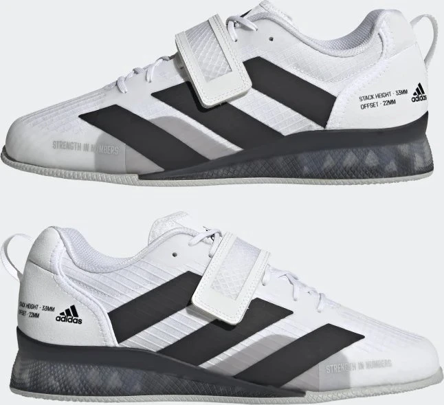 adidas Adipower 3 cloud white/core black/grey two