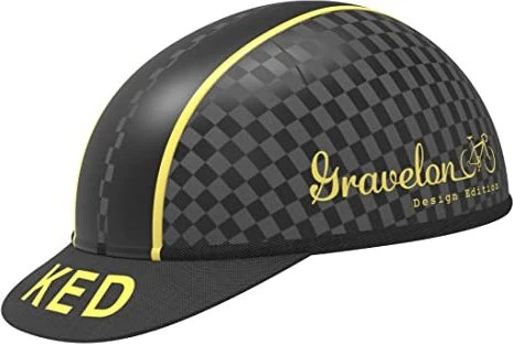 KED Gravelon Helm checkered flag