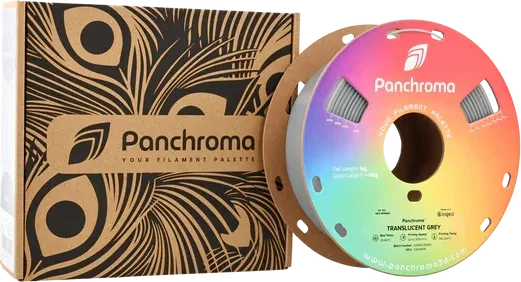 Polymaker Panchroma PLA Translucent, Grey, Spule, 1.75mm, 1.00kg