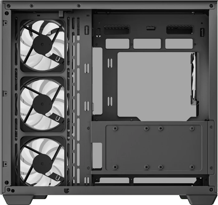 DeepCool CG530 4F, schwarz, Glasfenster