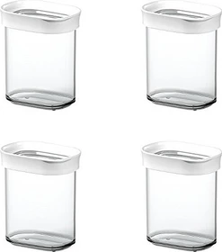 Emsa Optima rechteckig Aufbewahrungsbehälter 380ml weiß