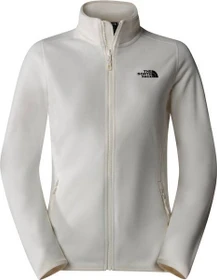 The North Face 100 Glacier Full Zip Fleece Funktionsjacke white dune/npf (Damen)
