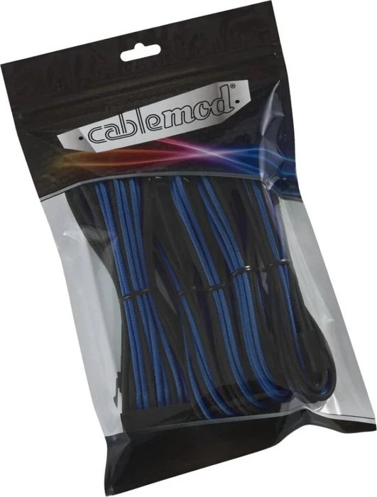 CableMod Classic ModFlex Cable Extension Kit, 8+8 Series, schwarz/blau