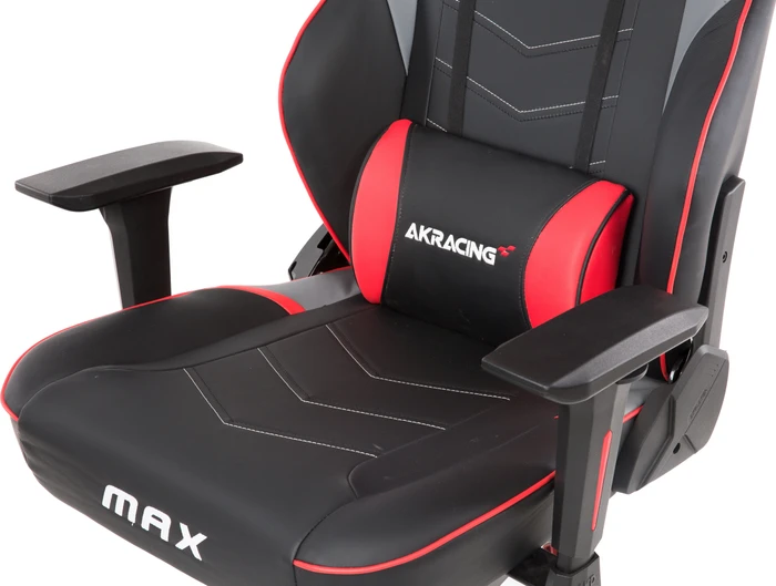 AKRacing Master Max Gamingstuhl, schwarz/grau/rot