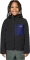 Jack Wolfskin Ice Curl Hood Jacke phantom/glow ink (Junior) Vorschaubild