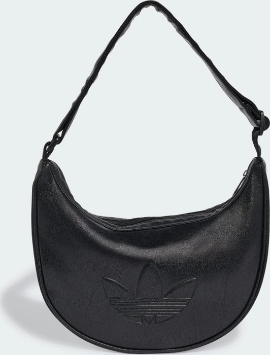 adidas Adicolor Metallic-PU Half Moon Schultertasche schwarz