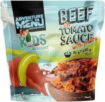 Adventure Menu Beef in Tomato Sauce with Pasta 296kcal