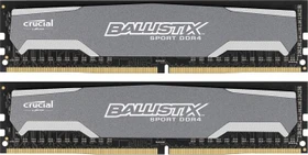 Crucial Ballistix Sport UDIMM 8GB Kit, DDR4-2400, CL16