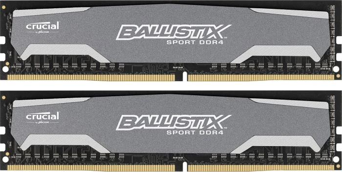 Crucial Ballistix Sport UDIMM 8GB Kit, DDR4-2400, CL16