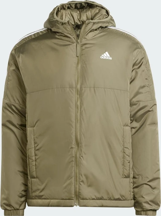 adidas Essentials Insulated Hooded Jacke olive strata (Herren)