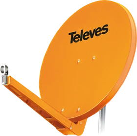 Televes QSD75 Aluminium Sat-Reflektor orange