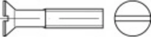 Toolcraft Innensechskant Senkkopfschraube, M1.4x2mm, 1000 Stück