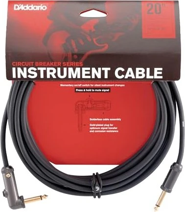 Planet Waves Circuit Breaker Momentary Mute gewinkelt 6.0m