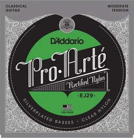 D'Addario Pro-Arté Rectified Trebles, Moderate Tension