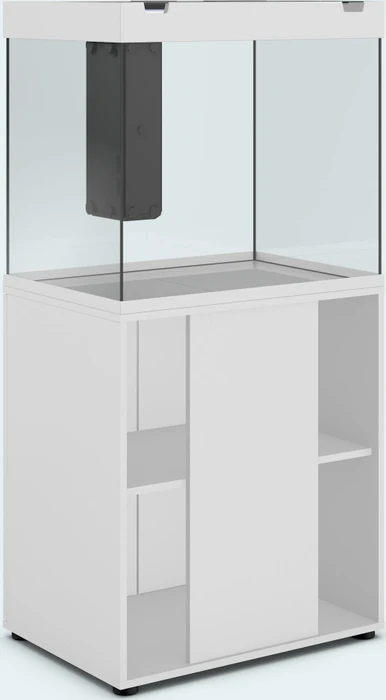 Juwel Lido 200 LED Aquarium-Set mit Unterschrank, weiß/weiß, 200l