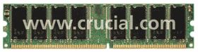 Crucial UDIMM 256MB, DDR-400, CL3