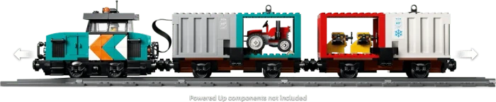 LEGO City - Hafengüterzug mit Kran und LKW
